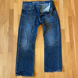 American Eagle relaxed-fit blue jeans